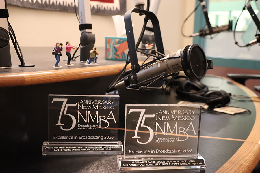 KSJE awards in the main campus studio